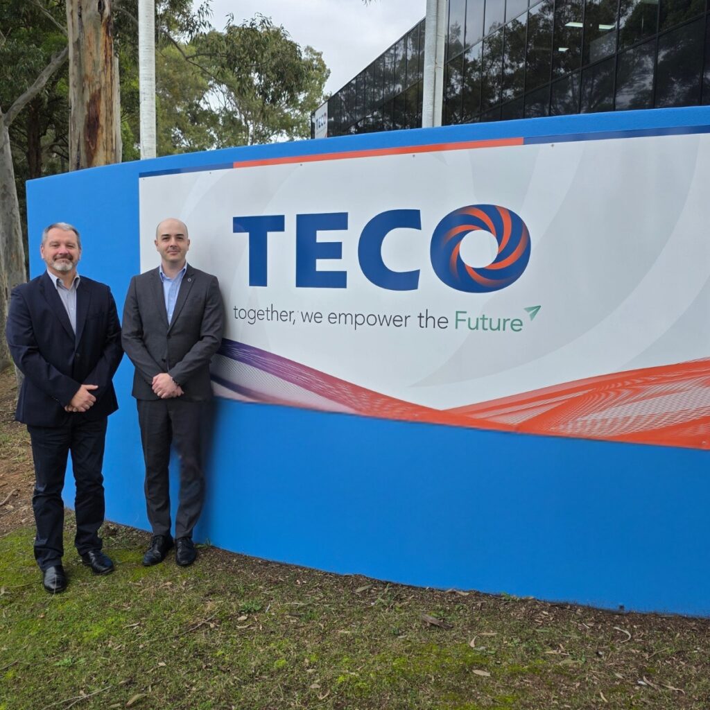 Stuart Walker, President, TECO Australia & New Zealand & Gustavo Sgrott, Energy Solutions Manager