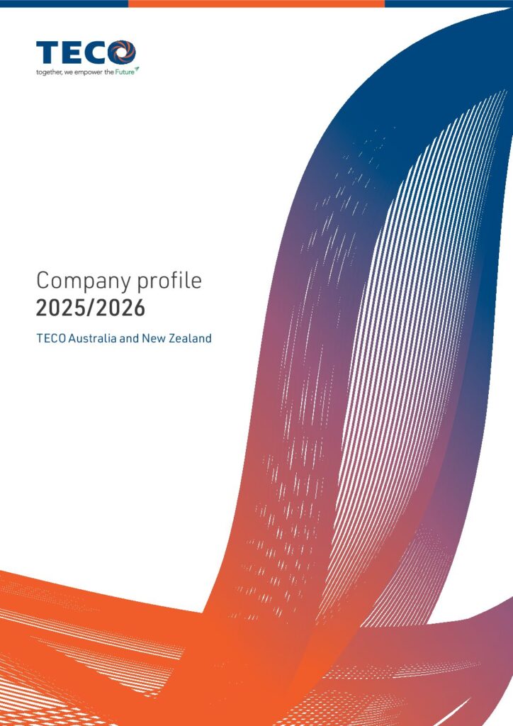 TECO Australia and New Zealand Capability Statement 2025/2026 cover